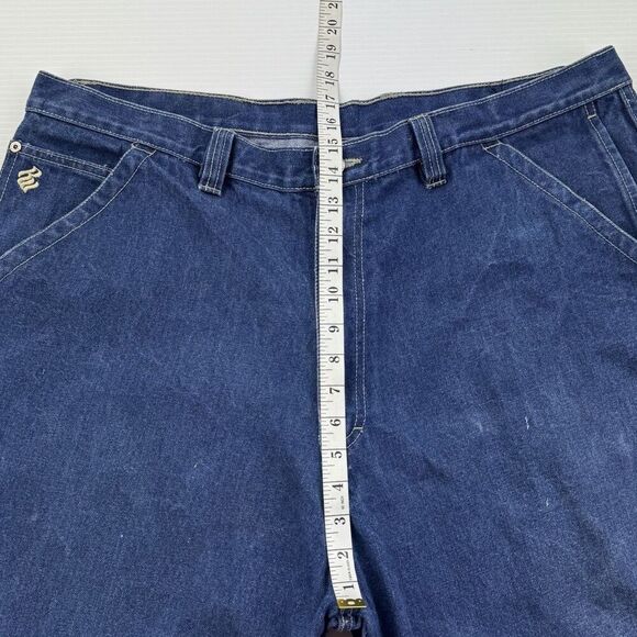 Rocawear Denim Carpenter Shorts Men’s 42 Blue Baggy Hip Hop Y2K Streetwear - Picture 11 of 15
